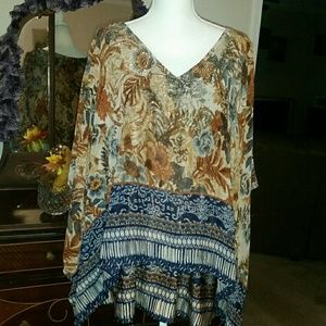 Womens plus size blouse